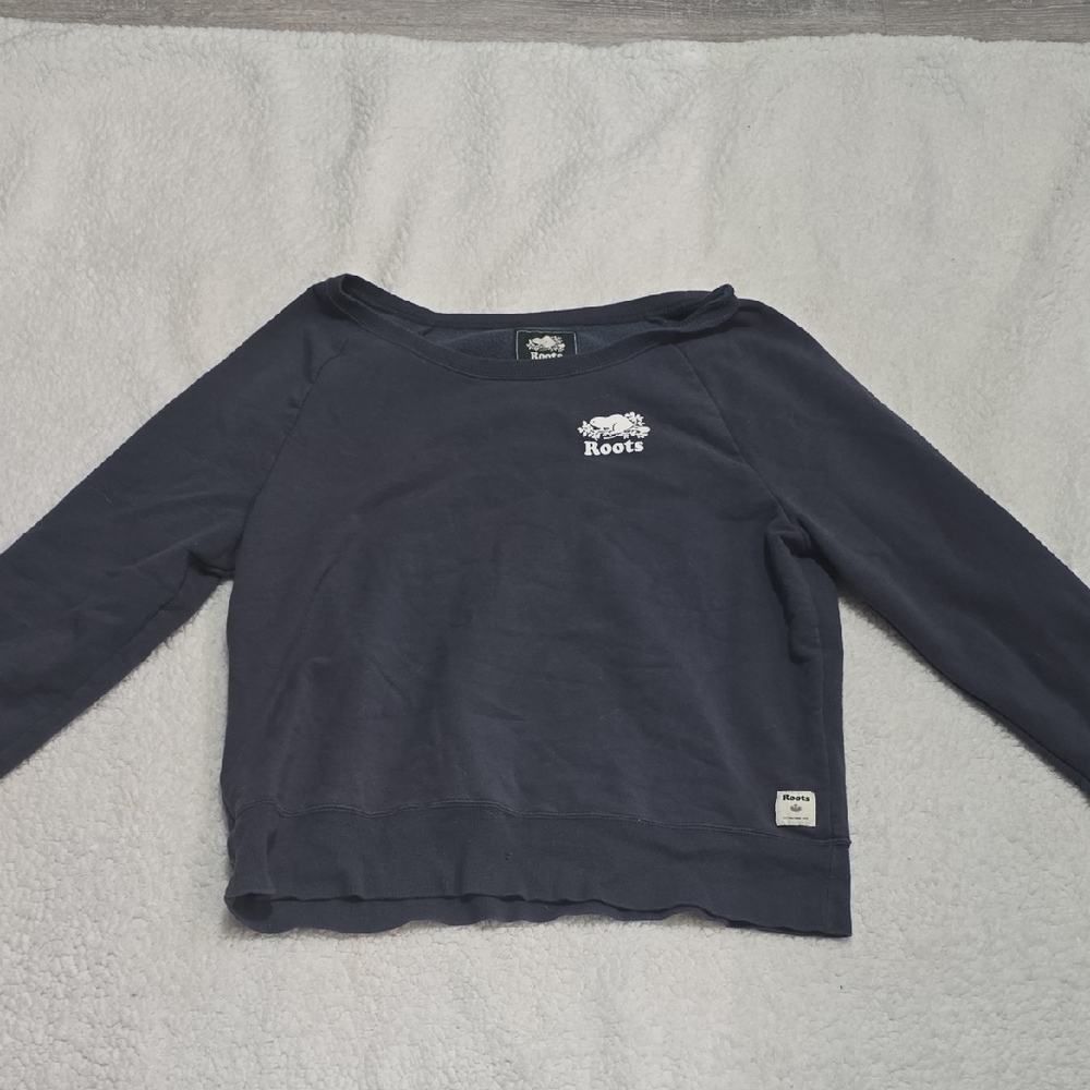 Roots Dark Blue Long Sleeve Top